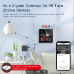 تاچ پنل هوشمند زیگبی Wi-Fi+Zigbee با دستیار صوتی