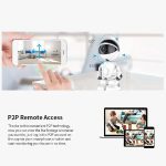 دوربین طرح روبات 360درجه مدل Wi-Fi