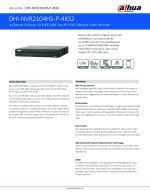 دستگاه NVR داهوا DH-NVR2104HS-P-4KS2 مدل 4 کانال