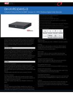 دستگاه XVR داهوا XVR5104HS-I3 مدل 4 کانال
