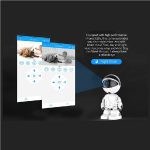 دوربین طرح روبات 360درجه مدل Wi-Fi