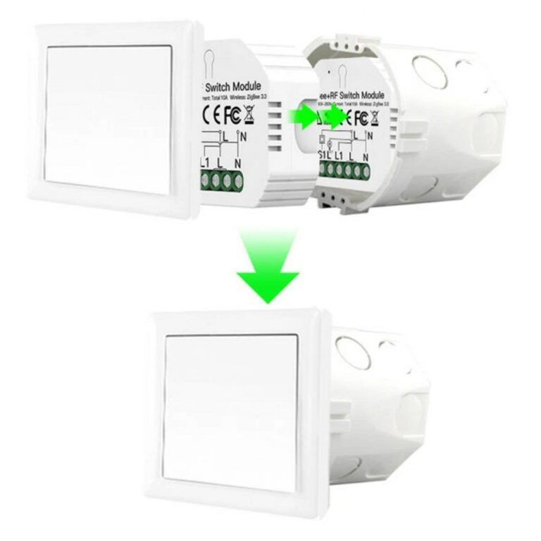 رله تک کانال Wi-Fi+RF پشت-کلیدی تویا