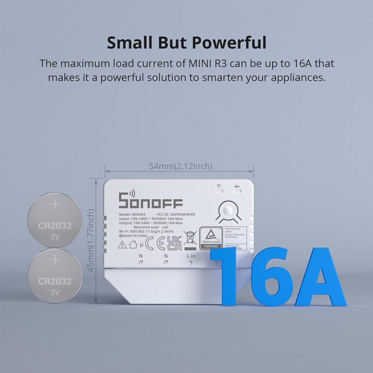 خرید رله سوئیچ تک-کانال Mini-R3 سونوف - آرما اسمارت