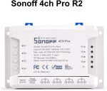 رله ۴ کانال Sonoff-4ch-PRO-R2 با قابلیت اتصال ریموت کنترل