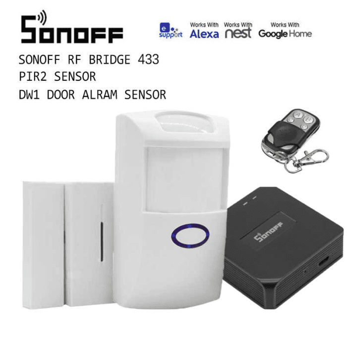 کنترلر مرکزی ساناف Sonoff واسط تبدیل امواج بیسیم RF به Wi-Fi