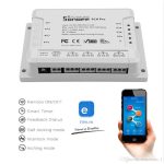 رله ۴ کانال Sonoff-4ch-PRO-R2 با قابلیت اتصال ریموت کنترل
